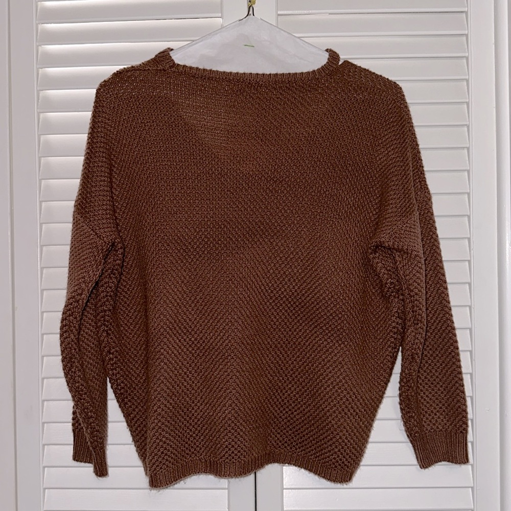 Charlotte Russe women’s brown sweater size s/m - Picture 2 of 4